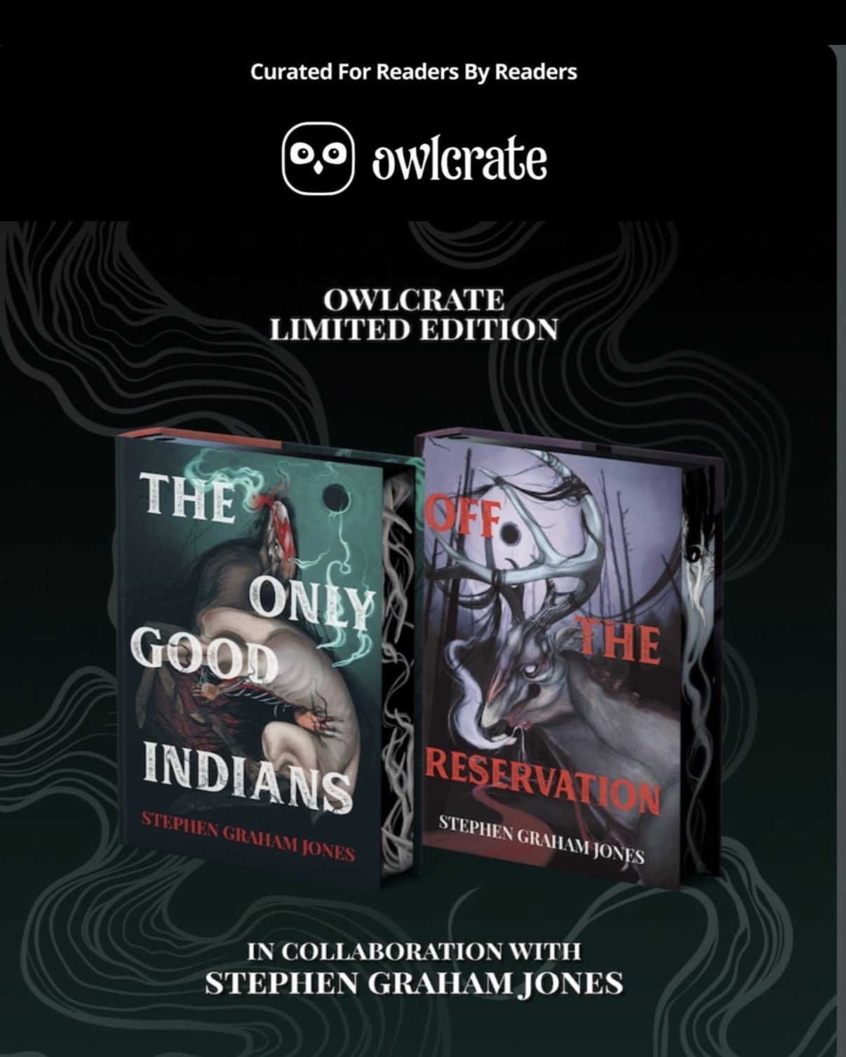 The Only Good Indians and Off the Reservation cover reveal 1